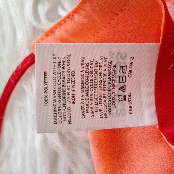 NEW Express Barcelona Reversible Cami in Red and Coral - Picture 13 of 15